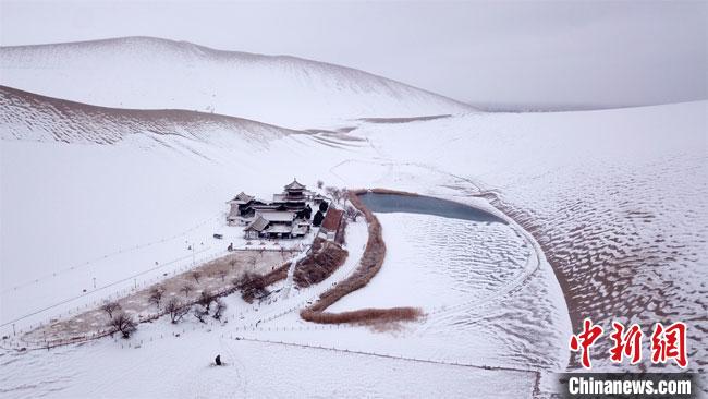 甘肅迎大范圍“春雪”：增濕祁連山莫高窟暫停開放